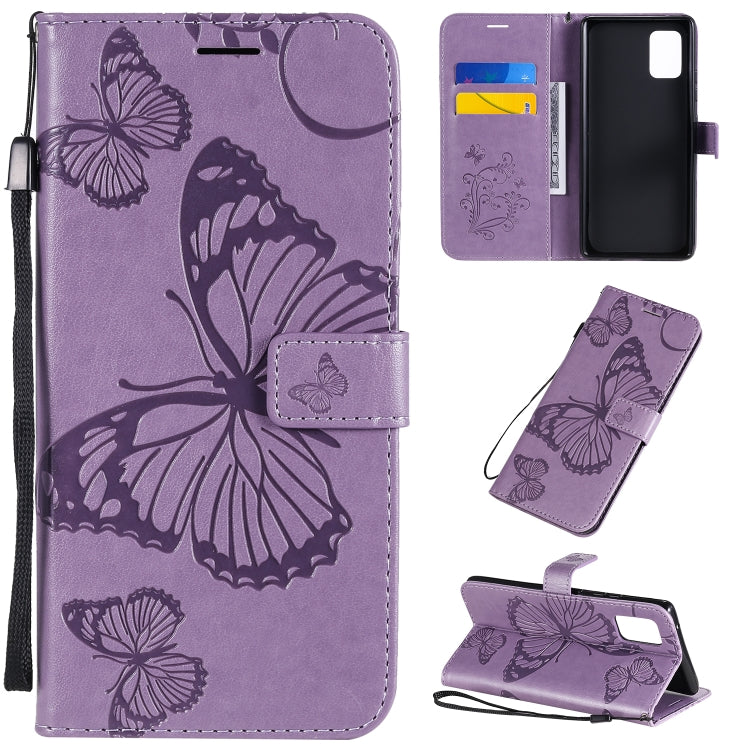3D Butterflies Embossing Pattern Horizontal Flip Leather Case with Holder & Card Slot & Wallet, For Samsung Galaxy A41, For Samsung Galaxy A51 5G, For Samsung Galaxy A71 5G, For Huawei Nova 7, For Huawei Nova 7 Pro, For Huawei Nova 7 SE / P40 Lite 5G  ...