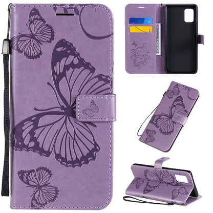 3D Butterflies Embossing Pattern Horizontal Flip Leather Case with Holder & Card Slot & Wallet, For Samsung Galaxy A41, For Samsung Galaxy A51 5G, For Samsung Galaxy A71 5G, For Huawei Nova 7, For Huawei Nova 7 Pro, For Huawei Nova 7 SE / P40 Lite 5G  ...