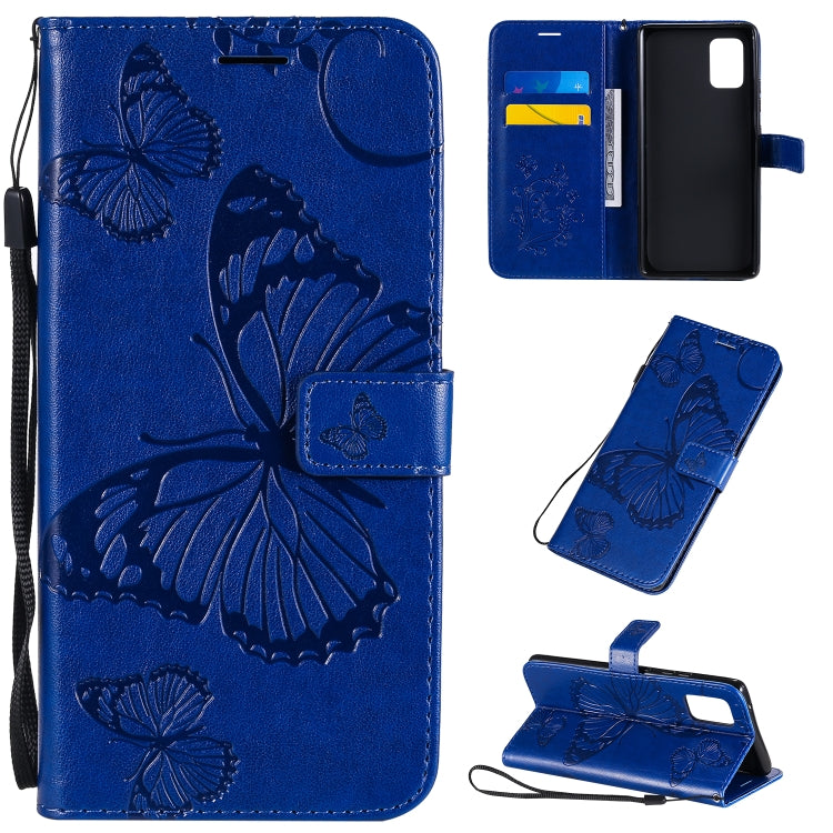 3D Butterflies Embossing Pattern Horizontal Flip Leather Case with Holder & Card Slot & Wallet, For Samsung Galaxy A41, For Samsung Galaxy A51 5G, For Samsung Galaxy A71 5G, For Huawei Nova 7, For Huawei Nova 7 Pro, For Huawei Nova 7 SE / P40 Lite 5G  ...