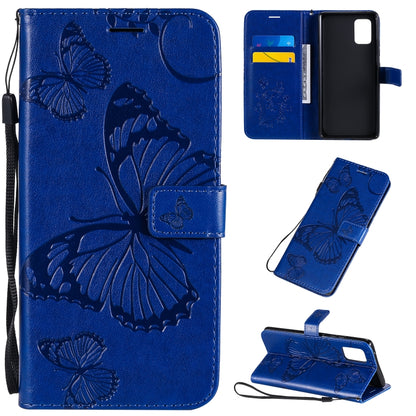 3D Butterflies Embossing Pattern Horizontal Flip Leather Case with Holder & Card Slot & Wallet, For Samsung Galaxy A41, For Samsung Galaxy A51 5G, For Samsung Galaxy A71 5G, For Huawei Nova 7, For Huawei Nova 7 Pro, For Huawei Nova 7 SE / P40 Lite 5G  ...