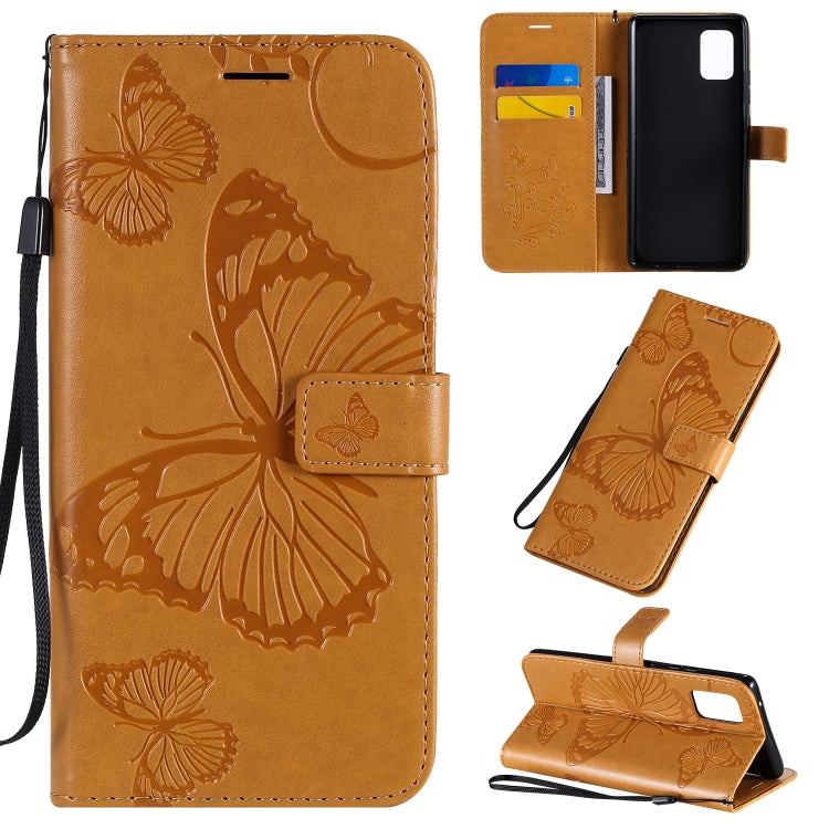 3D Butterflies Embossing Pattern Horizontal Flip Leather Case with Holder & Card Slot & Wallet, For Samsung Galaxy A41, For Samsung Galaxy A51 5G, For Samsung Galaxy A71 5G, For Huawei Nova 7, For Huawei Nova 7 Pro, For Huawei Nova 7 SE / P40 Lite 5G  ...