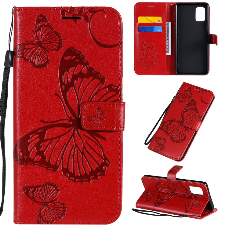 3D Butterflies Embossing Pattern Horizontal Flip Leather Case with Holder & Card Slot & Wallet, For Samsung Galaxy A41, For Samsung Galaxy A51 5G, For Samsung Galaxy A71 5G, For Huawei Nova 7, For Huawei Nova 7 Pro, For Huawei Nova 7 SE / P40 Lite 5G  ...