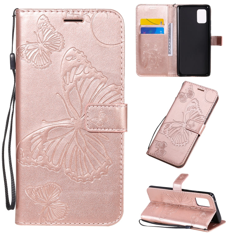 3D Butterflies Embossing Pattern Horizontal Flip Leather Case with Holder & Card Slot & Wallet, For Samsung Galaxy A41, For Samsung Galaxy A51 5G, For Samsung Galaxy A71 5G, For Huawei Nova 7, For Huawei Nova 7 Pro, For Huawei Nova 7 SE / P40 Lite 5G  ...