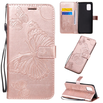 3D Butterflies Embossing Pattern Horizontal Flip Leather Case with Holder & Card Slot & Wallet, For Samsung Galaxy A41, For Samsung Galaxy A51 5G, For Samsung Galaxy A71 5G, For Huawei Nova 7, For Huawei Nova 7 Pro, For Huawei Nova 7 SE / P40 Lite 5G  ...