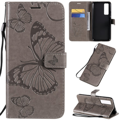 3D Butterflies Embossing Pattern Horizontal Flip Leather Case with Holder & Card Slot & Wallet, For Samsung Galaxy A41, For Samsung Galaxy A51 5G, For Samsung Galaxy A71 5G, For Huawei Nova 7, For Huawei Nova 7 Pro, For Huawei Nova 7 SE / P40 Lite 5G  ...