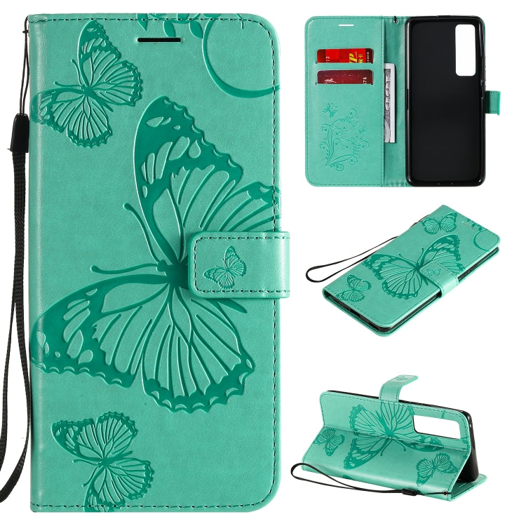 3D Butterflies Embossing Pattern Horizontal Flip Leather Case with Holder & Card Slot & Wallet, For Samsung Galaxy A41, For Samsung Galaxy A51 5G, For Samsung Galaxy A71 5G, For Huawei Nova 7, For Huawei Nova 7 Pro, For Huawei Nova 7 SE / P40 Lite 5G  ...