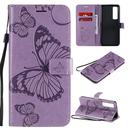 3D Butterflies Embossing Pattern Horizontal Flip Leather Case with Holder & Card Slot & Wallet, For Samsung Galaxy A41, For Samsung Galaxy A51 5G, For Samsung Galaxy A71 5G, For Huawei Nova 7, For Huawei Nova 7 Pro, For Huawei Nova 7 SE / P40 Lite 5G  ...