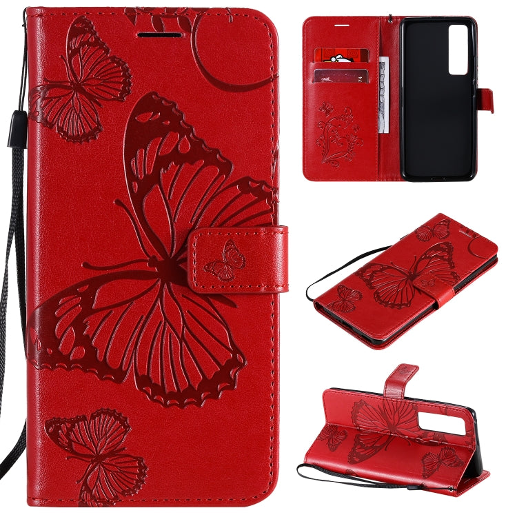 3D Butterflies Embossing Pattern Horizontal Flip Leather Case with Holder & Card Slot & Wallet, For Samsung Galaxy A41, For Samsung Galaxy A51 5G, For Samsung Galaxy A71 5G, For Huawei Nova 7, For Huawei Nova 7 Pro, For Huawei Nova 7 SE / P40 Lite 5G  ...