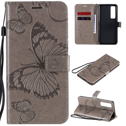 3D Butterflies Embossing Pattern Horizontal Flip Leather Case with Holder & Card Slot & Wallet, For Samsung Galaxy A41, For Samsung Galaxy A51 5G, For Samsung Galaxy A71 5G, For Huawei Nova 7, For Huawei Nova 7 Pro, For Huawei Nova 7 SE / P40 Lite 5G  ...