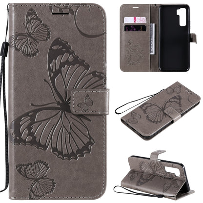 3D Butterflies Embossing Pattern Horizontal Flip Leather Case with Holder & Card Slot & Wallet, For Samsung Galaxy A41, For Samsung Galaxy A51 5G, For Samsung Galaxy A71 5G, For Huawei Nova 7, For Huawei Nova 7 Pro, For Huawei Nova 7 SE / P40 Lite 5G  ...