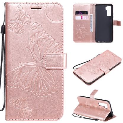 3D Butterflies Embossing Pattern Horizontal Flip Leather Case with Holder & Card Slot & Wallet, For Samsung Galaxy A41, For Samsung Galaxy A51 5G, For Samsung Galaxy A71 5G, For Huawei Nova 7, For Huawei Nova 7 Pro, For Huawei Nova 7 SE / P40 Lite 5G  ...