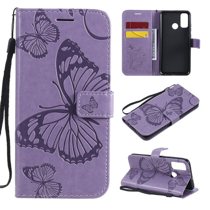 3D Butterflies Embossing Pattern Horizontal Flip Leather Case with Holder & Card Slot & Wallet, For Samsung Galaxy A41, For Samsung Galaxy A51 5G, For Samsung Galaxy A71 5G, For Huawei Nova 7, For Huawei Nova 7 Pro, For Huawei Nova 7 SE / P40 Lite 5G  ...