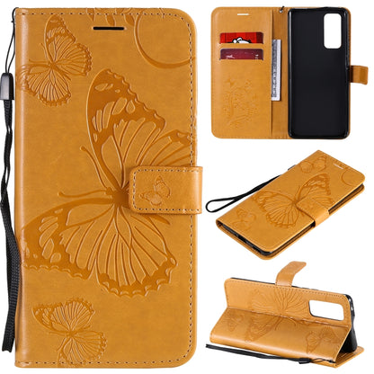 3D Butterflies Embossing Pattern Horizontal Flip Leather Case with Holder & Card Slot & Wallet, For Samsung Galaxy A41, For Samsung Galaxy A51 5G, For Samsung Galaxy A71 5G, For Huawei Nova 7, For Huawei Nova 7 Pro, For Huawei Nova 7 SE / P40 Lite 5G  ...