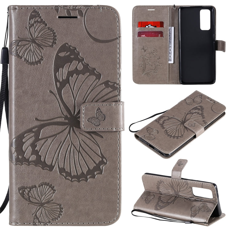 3D Butterflies Embossing Pattern Horizontal Flip Leather Case with Holder & Card Slot & Wallet, For Samsung Galaxy A41, For Samsung Galaxy A51 5G, For Samsung Galaxy A71 5G, For Huawei Nova 7, For Huawei Nova 7 Pro, For Huawei Nova 7 SE / P40 Lite 5G  ...