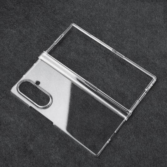 3 in 1 PC Transparent Shockproof Protective Phone Case, For Galaxy Z Fold8 5G, For Galaxy Z Flip8 5G, For Samsung Galaxy Z Fold7, For Samsung Galaxy Z Flip7, For Samsung Galaxy Z Flip6, For Samsung Galaxy Z Fold6, For Samsung Galaxy Z Fold5