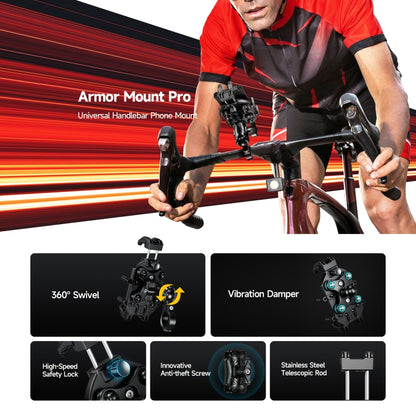 Ulefone Armor Mount Pro AM01 Support téléphone universel pour guidon de vélo, AM01