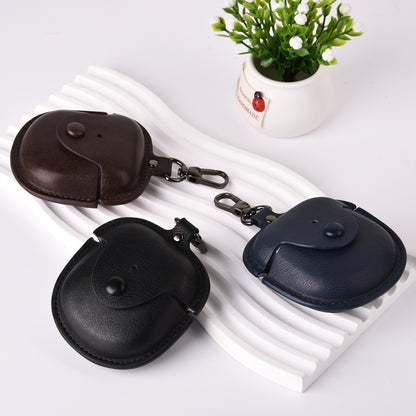 Leather TWS Earphone Protective Case with Hook, For Bose QuietComfort Earbuds II