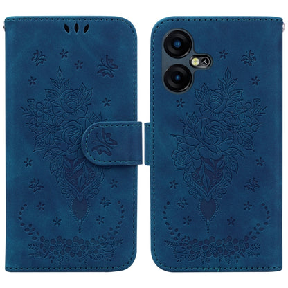 Butterfly Rose Embossed Leather Phone Case, For Tecno Pop 10 / Spark Go 2 4G, For Tecno Camon 40 Pro 4G, For Tecno Camon 40, For Tecno Pop 9 5G / Spark 30C 5G, For Tecno Camon 30S / Camon 30S Pro, For Tecno Spark 30 Pro, For Tecno Spark 30 4G          ...