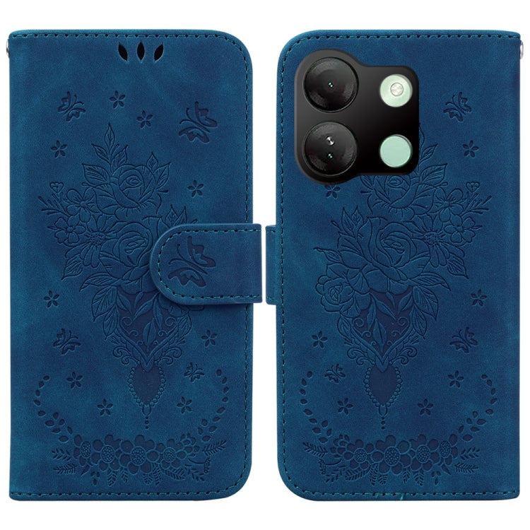 Butterfly Rose Embossed Leather Phone Case, For Tecno Pop 10 / Spark Go 2 4G, For Tecno Camon 40 Pro 4G, For Tecno Camon 40, For Tecno Pop 9 5G / Spark 30C 5G, For Tecno Camon 30S / Camon 30S Pro, For Tecno Spark 30 Pro, For Tecno Spark 30 4G          ...