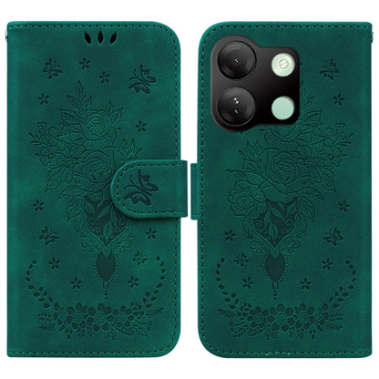 Butterfly Rose Embossed Leather Phone Case, For Tecno Pop 10 / Spark Go 2 4G, For Tecno Camon 40 Pro 4G, For Tecno Camon 40, For Tecno Pop 9 5G / Spark 30C 5G, For Tecno Camon 30S / Camon 30S Pro, For Tecno Spark 30 Pro, For Tecno Spark 30 4G          ...