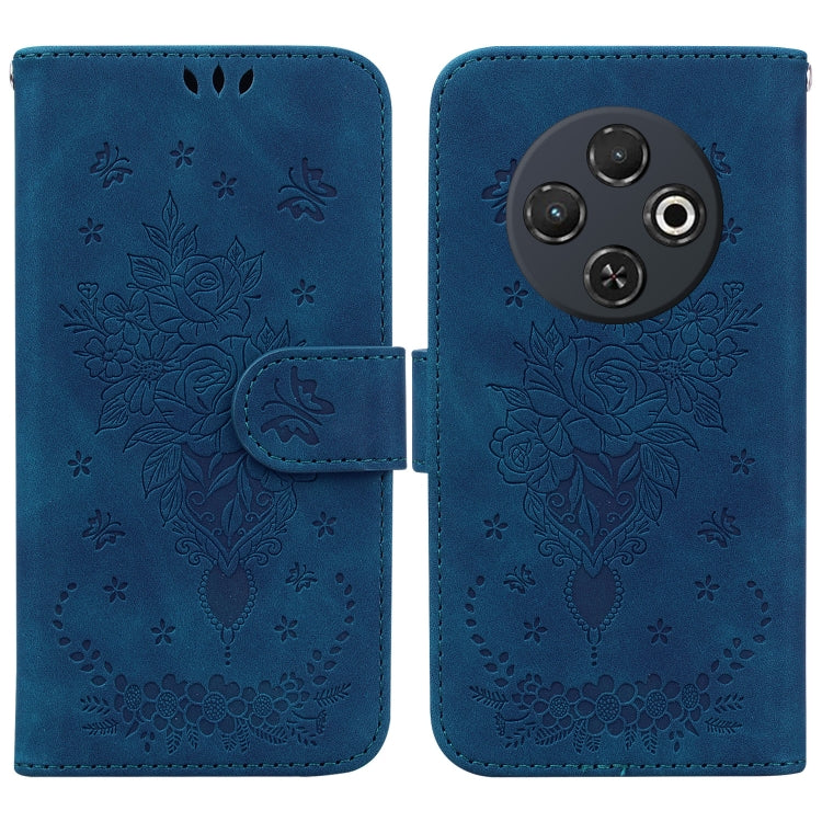 Butterfly Rose Embossed Leather Phone Case, For Tecno Pop 10 / Spark Go 2 4G, For Tecno Camon 40 Pro 4G, For Tecno Camon 40, For Tecno Pop 9 5G / Spark 30C 5G, For Tecno Camon 30S / Camon 30S Pro, For Tecno Spark 30 Pro, For Tecno Spark 30 4G          ...