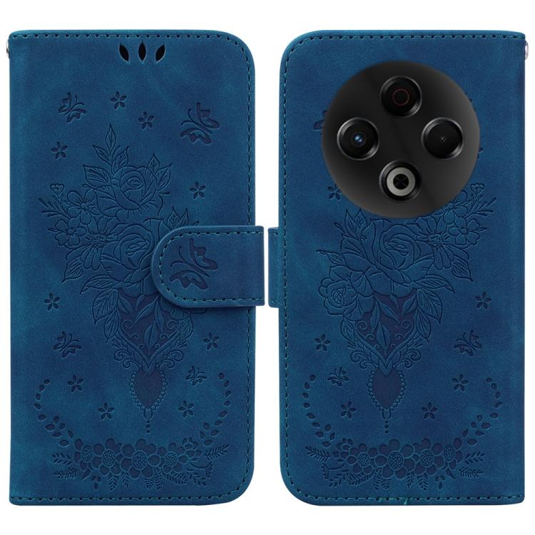 Butterfly Rose Embossed Leather Phone Case, For Tecno Pop 10 / Spark Go 2 4G, For Tecno Camon 40 Pro 4G, For Tecno Camon 40, For Tecno Pop 9 5G / Spark 30C 5G, For Tecno Camon 30S / Camon 30S Pro, For Tecno Spark 30 Pro, For Tecno Spark 30 4G          ...