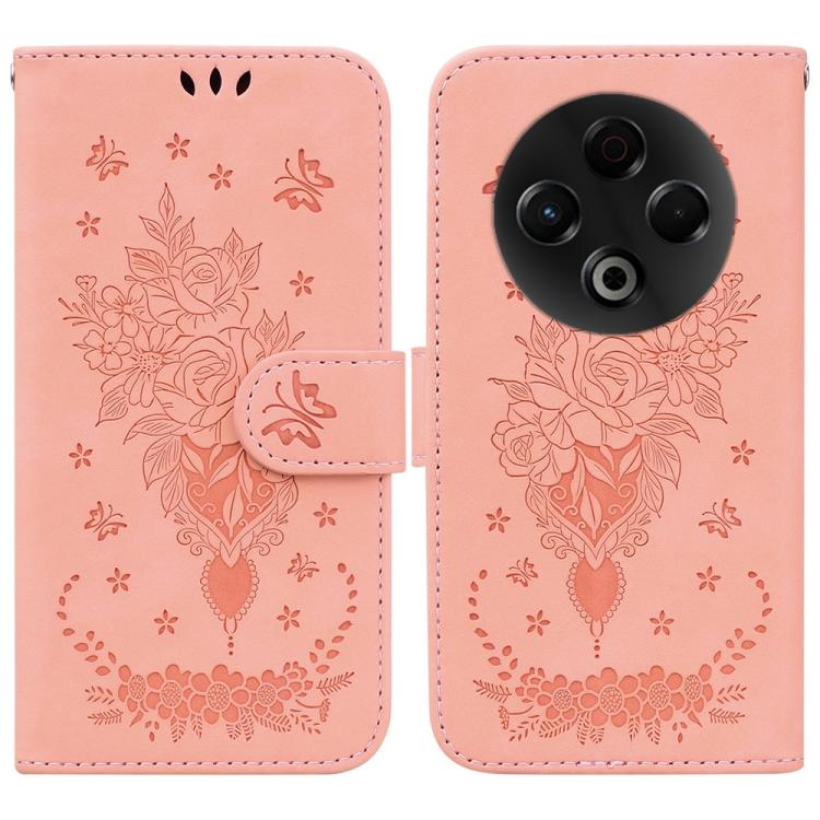 Butterfly Rose Embossed Leather Phone Case, For Tecno Pop 10 / Spark Go 2 4G, For Tecno Camon 40 Pro 4G, For Tecno Camon 40, For Tecno Pop 9 5G / Spark 30C 5G, For Tecno Camon 30S / Camon 30S Pro, For Tecno Spark 30 Pro, For Tecno Spark 30 4G          ...