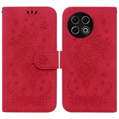 Butterfly Rose Embossed Leather Phone Case, For Tecno Pop 10 / Spark Go 2 4G, For Tecno Camon 40 Pro 4G, For Tecno Camon 40, For Tecno Pop 9 5G / Spark 30C 5G, For Tecno Camon 30S / Camon 30S Pro, For Tecno Spark 30 Pro, For Tecno Spark 30 4G          ...