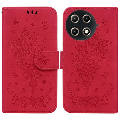 Butterfly Rose Embossed Leather Phone Case, For Tecno Pop 10 / Spark Go 2 4G, For Tecno Camon 40 Pro 4G, For Tecno Camon 40, For Tecno Pop 9 5G / Spark 30C 5G, For Tecno Camon 30S / Camon 30S Pro, For Tecno Spark 30 Pro, For Tecno Spark 30 4G          ...