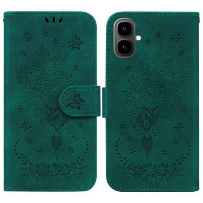 Butterfly Rose Embossed Leather Phone Case, For Tecno Pop 10 / Spark Go 2 4G, For Tecno Camon 40 Pro 4G, For Tecno Camon 40, For Tecno Pop 9 5G / Spark 30C 5G, For Tecno Camon 30S / Camon 30S Pro, For Tecno Spark 30 Pro, For Tecno Spark 30 4G          ...