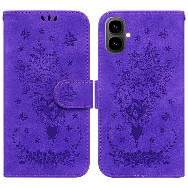 Butterfly Rose Embossed Leather Phone Case, For Tecno Pop 10 / Spark Go 2 4G, For Tecno Camon 40 Pro 4G, For Tecno Camon 40, For Tecno Pop 9 5G / Spark 30C 5G, For Tecno Camon 30S / Camon 30S Pro, For Tecno Spark 30 Pro, For Tecno Spark 30 4G          ...