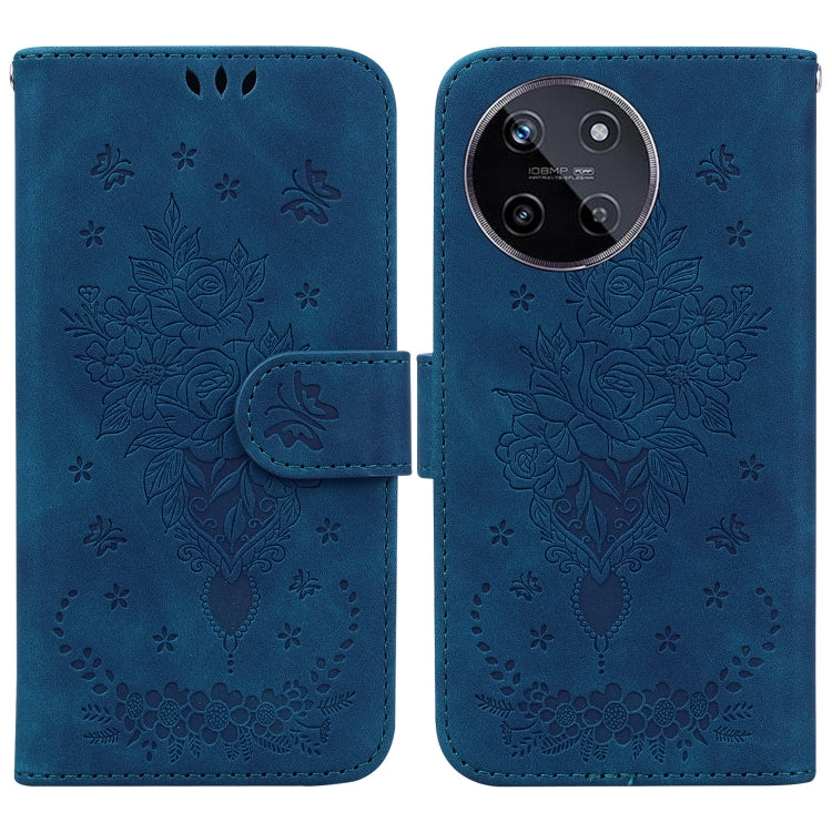 Butterfly Rose Embossed Leather Phone Case, For Realme 16 5G, For Realme 16 Pro+ 5G, For Realme 16 Pro 5G, For Realme 15T 5G, For Realme Narzo 80 Lite 4G / C71 India, For Realme 15 5G / Realme 15 Pro 5G, For Realme 14, For Realme Neo7 SE               ...