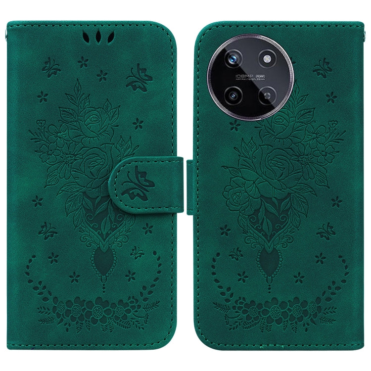 Butterfly Rose Embossed Leather Phone Case, For Realme 16 5G, For Realme 16 Pro+ 5G, For Realme 16 Pro 5G, For Realme 15T 5G, For Realme Narzo 80 Lite 4G / C71 India, For Realme 15 5G / Realme 15 Pro 5G, For Realme 14, For Realme Neo7 SE               ...