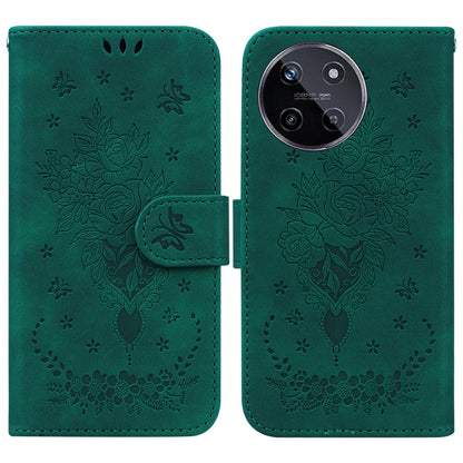 Butterfly Rose Embossed Leather Phone Case, For Realme 16 5G, For Realme 16 Pro+ 5G, For Realme 16 Pro 5G, For Realme 15T 5G, For Realme Narzo 80 Lite 4G / C71 India, For Realme 15 5G / Realme 15 Pro 5G, For Realme 14, For Realme Neo7 SE               ...
