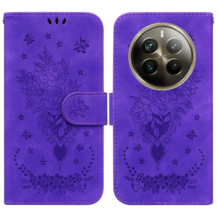Butterfly Rose Embossed Leather Phone Case, For Realme 16 5G, For Realme 16 Pro+ 5G, For Realme 16 Pro 5G, For Realme 15T 5G, For Realme Narzo 80 Lite 4G / C71 India, For Realme 15 5G / Realme 15 Pro 5G, For Realme 14, For Realme Neo7 SE               ...
