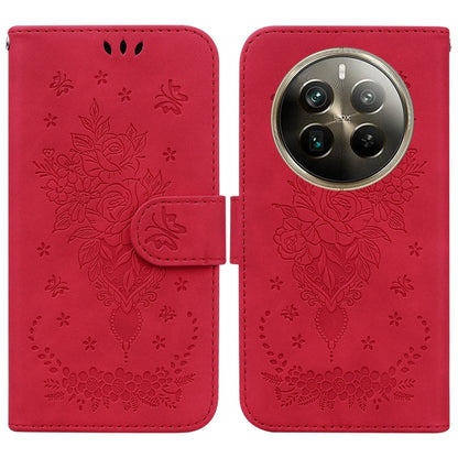 Butterfly Rose Embossed Leather Phone Case, For Realme 16 5G, For Realme 16 Pro+ 5G, For Realme 16 Pro 5G, For Realme 15T 5G, For Realme Narzo 80 Lite 4G / C71 India, For Realme 15 5G / Realme 15 Pro 5G, For Realme 14, For Realme Neo7 SE               ...