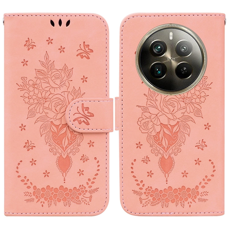 Butterfly Rose Embossed Leather Phone Case, For Realme 16 5G, For Realme 16 Pro+ 5G, For Realme 16 Pro 5G, For Realme 15T 5G, For Realme Narzo 80 Lite 4G / C71 India, For Realme 15 5G / Realme 15 Pro 5G, For Realme 14, For Realme Neo7 SE               ...