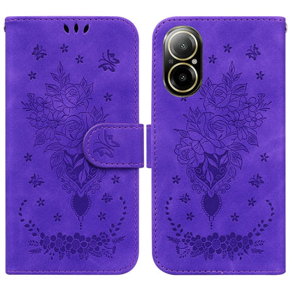 Butterfly Rose Embossed Leather Phone Case, For Realme 16 5G, For Realme 16 Pro+ 5G, For Realme 16 Pro 5G, For Realme 15T 5G, For Realme Narzo 80 Lite 4G / C71 India, For Realme 15 5G / Realme 15 Pro 5G, For Realme 14, For Realme Neo7 SE               ...