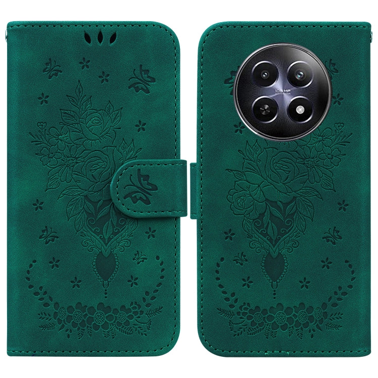 Butterfly Rose Embossed Leather Phone Case, For Realme 16 5G, For Realme 16 Pro+ 5G, For Realme 16 Pro 5G, For Realme 15T 5G, For Realme Narzo 80 Lite 4G / C71 India, For Realme 15 5G / Realme 15 Pro 5G, For Realme 14, For Realme Neo7 SE               ...