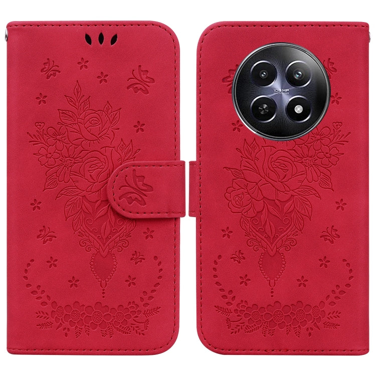 Butterfly Rose Embossed Leather Phone Case, For Realme 16 5G, For Realme 16 Pro+ 5G, For Realme 16 Pro 5G, For Realme 15T 5G, For Realme Narzo 80 Lite 4G / C71 India, For Realme 15 5G / Realme 15 Pro 5G, For Realme 14, For Realme Neo7 SE               ...