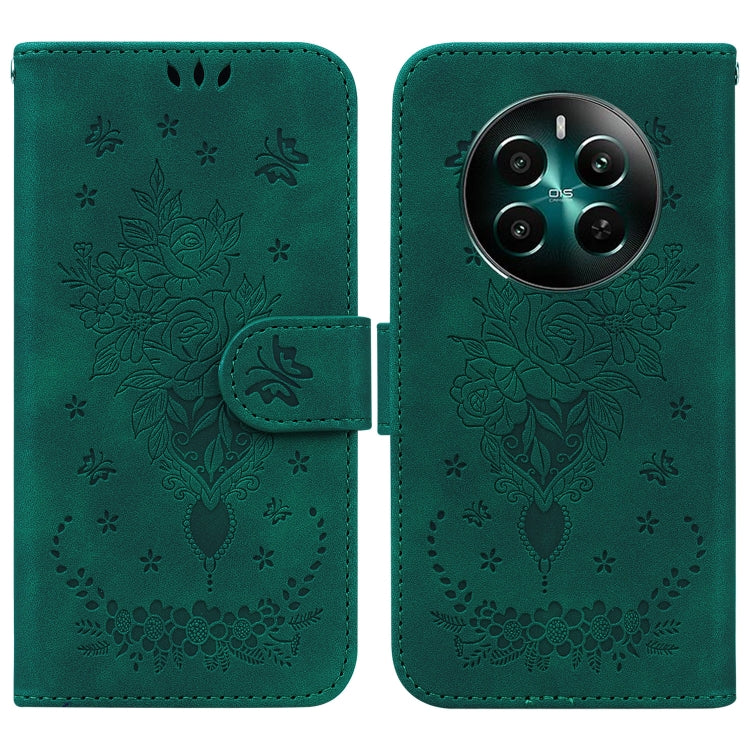 Butterfly Rose Embossed Leather Phone Case, For Realme 16 5G, For Realme 16 Pro+ 5G, For Realme 16 Pro 5G, For Realme 15T 5G, For Realme Narzo 80 Lite 4G / C71 India, For Realme 15 5G / Realme 15 Pro 5G, For Realme 14, For Realme Neo7 SE               ...