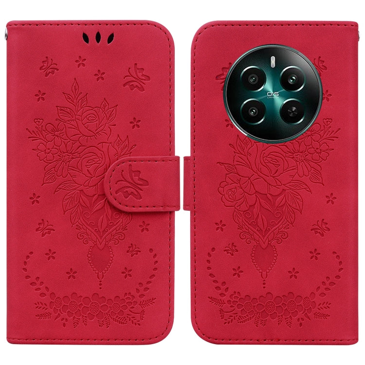 Butterfly Rose Embossed Leather Phone Case, For Realme 16 5G, For Realme 16 Pro+ 5G, For Realme 16 Pro 5G, For Realme 15T 5G, For Realme Narzo 80 Lite 4G / C71 India, For Realme 15 5G / Realme 15 Pro 5G, For Realme 14, For Realme Neo7 SE               ...