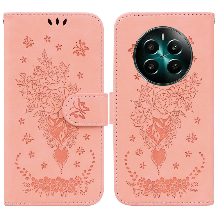 Butterfly Rose Embossed Leather Phone Case, For Realme 16 5G, For Realme 16 Pro+ 5G, For Realme 16 Pro 5G, For Realme 15T 5G, For Realme Narzo 80 Lite 4G / C71 India, For Realme 15 5G / Realme 15 Pro 5G, For Realme 14, For Realme Neo7 SE               ...