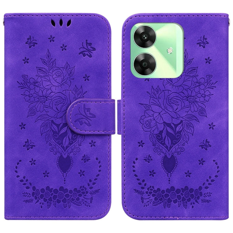 Butterfly Rose Embossed Leather Phone Case, For Realme 16 5G, For Realme 16 Pro+ 5G, For Realme 16 Pro 5G, For Realme 15T 5G, For Realme Narzo 80 Lite 4G / C71 India, For Realme 15 5G / Realme 15 Pro 5G, For Realme 14, For Realme Neo7 SE               ...
