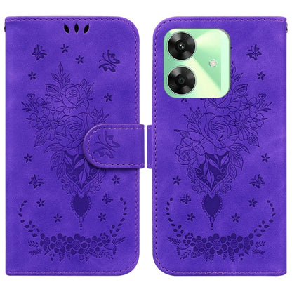 Butterfly Rose Embossed Leather Phone Case, For Realme 16 5G, For Realme 16 Pro+ 5G, For Realme 16 Pro 5G, For Realme 15T 5G, For Realme Narzo 80 Lite 4G / C71 India, For Realme 15 5G / Realme 15 Pro 5G, For Realme 14, For Realme Neo7 SE               ...