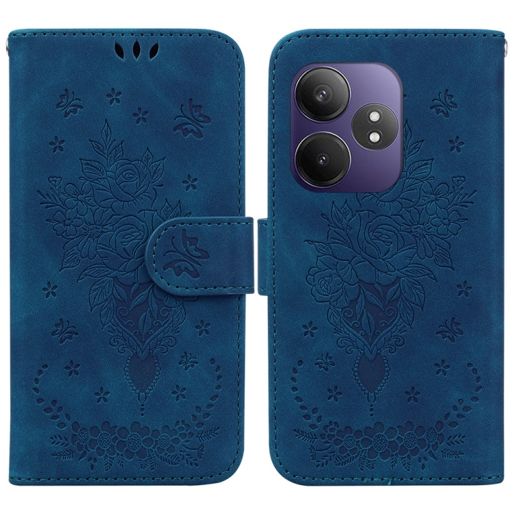 Butterfly Rose Embossed Leather Phone Case, For Realme 16 5G, For Realme 16 Pro+ 5G, For Realme 16 Pro 5G, For Realme 15T 5G, For Realme Narzo 80 Lite 4G / C71 India, For Realme 15 5G / Realme 15 Pro 5G, For Realme 14, For Realme Neo7 SE               ...