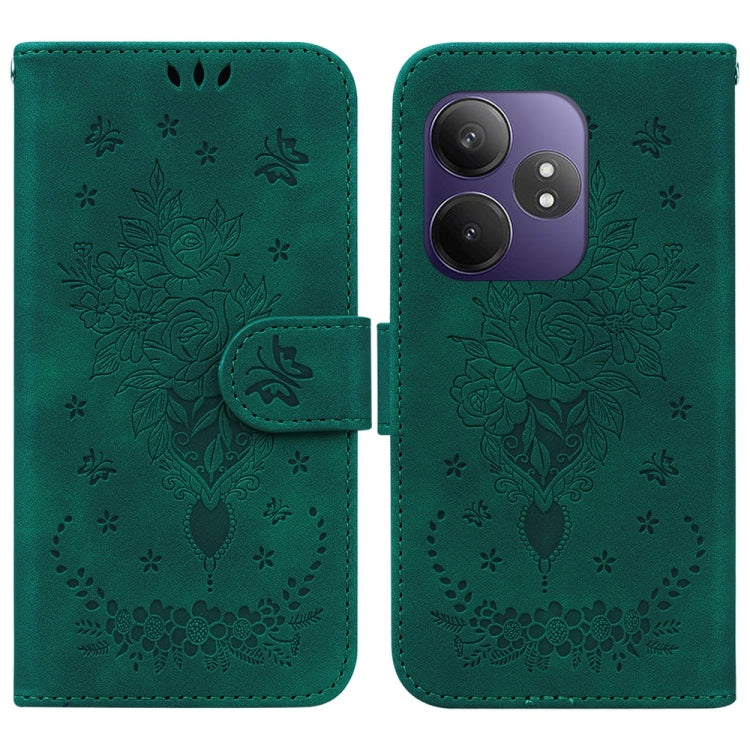 Butterfly Rose Embossed Leather Phone Case, For Realme 16 5G, For Realme 16 Pro+ 5G, For Realme 16 Pro 5G, For Realme 15T 5G, For Realme Narzo 80 Lite 4G / C71 India, For Realme 15 5G / Realme 15 Pro 5G, For Realme 14, For Realme Neo7 SE               ...