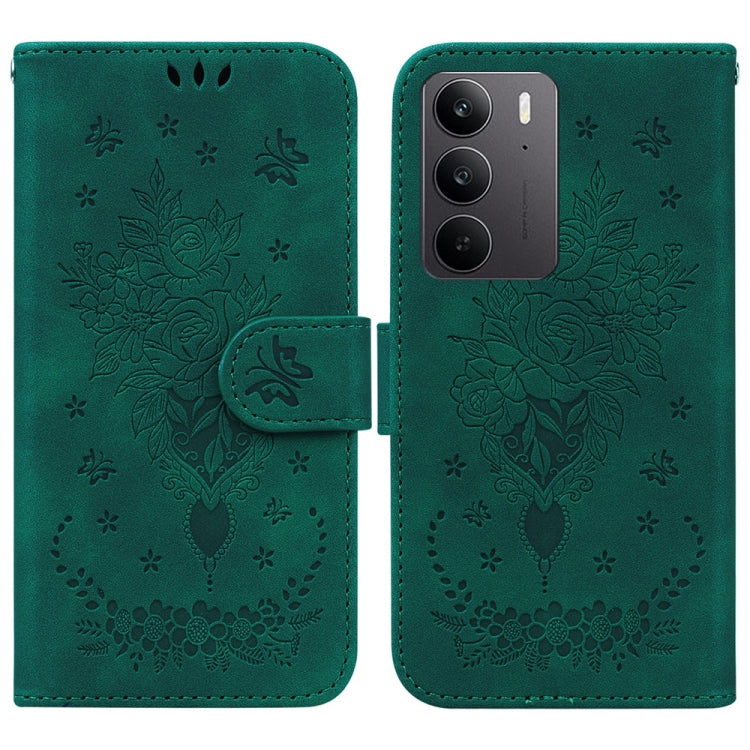 Butterfly Rose Embossed Leather Phone Case, For Realme 16 5G, For Realme 16 Pro+ 5G, For Realme 16 Pro 5G, For Realme 15T 5G, For Realme Narzo 80 Lite 4G / C71 India, For Realme 15 5G / Realme 15 Pro 5G, For Realme 14, For Realme Neo7 SE               ...