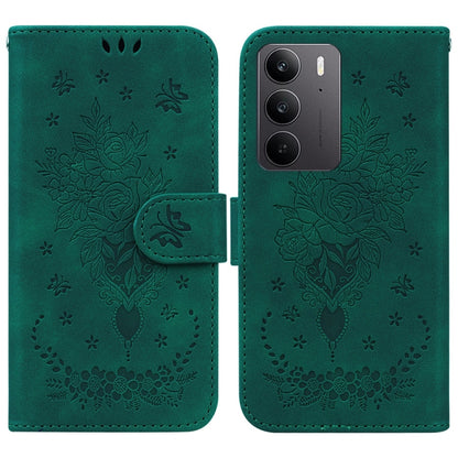 Butterfly Rose Embossed Leather Phone Case, For Realme 16 5G, For Realme 16 Pro+ 5G, For Realme 16 Pro 5G, For Realme 15T 5G, For Realme Narzo 80 Lite 4G / C71 India, For Realme 15 5G / Realme 15 Pro 5G, For Realme 14, For Realme Neo7 SE               ...