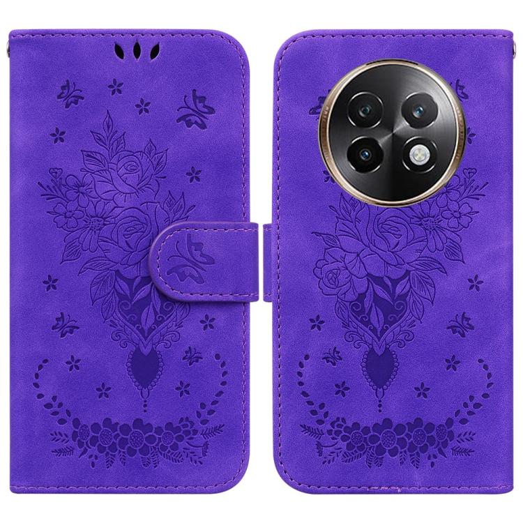 Butterfly Rose Embossed Leather Phone Case, For Realme 16 5G, For Realme 16 Pro+ 5G, For Realme 16 Pro 5G, For Realme 15T 5G, For Realme Narzo 80 Lite 4G / C71 India, For Realme 15 5G / Realme 15 Pro 5G, For Realme 14, For Realme Neo7 SE               ...